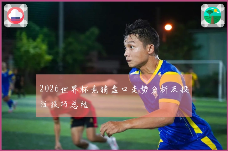 2026世界杯竞猜盘口走势分析及投注技巧总结
